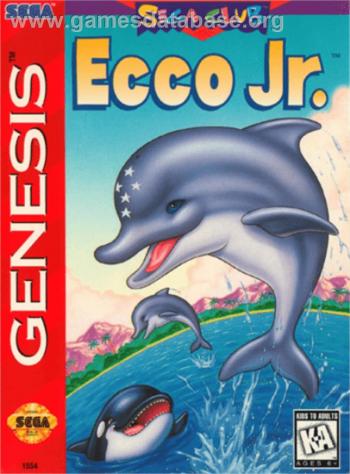 Cover ECCO Jr. for Genesis - Mega Drive